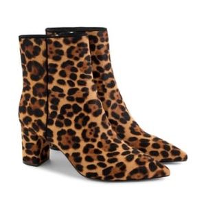 J Crew Sadie Pointed Toe Boot in Calf Hair Sz 7